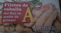 Filetes de caballa del sur en aceite de girasol