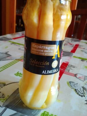 Espárragos blancos extra calibre muy grueso