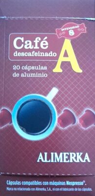 Café Descafeinado Cápsulas de Aluminio