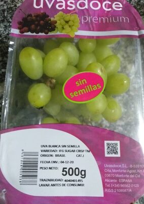 Uva Blanca sin semilla