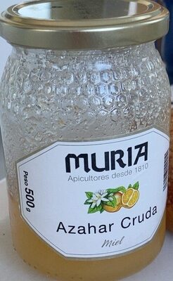 Miel Azahar Cruda