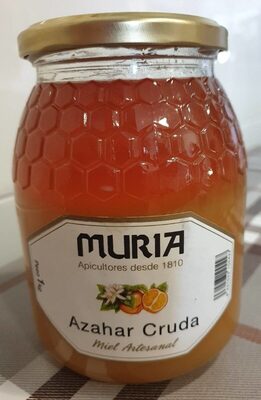 Miel Azahar Crudo front packaging