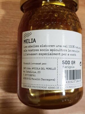 Unknown nutrition facts table