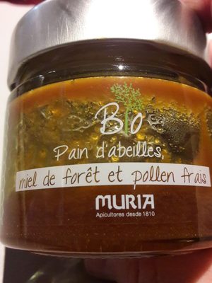 Miel De Bosque Y Polen Fresco Bio ingredients label