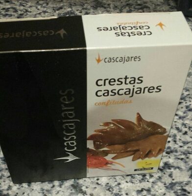 Crestas cascajares confitadas