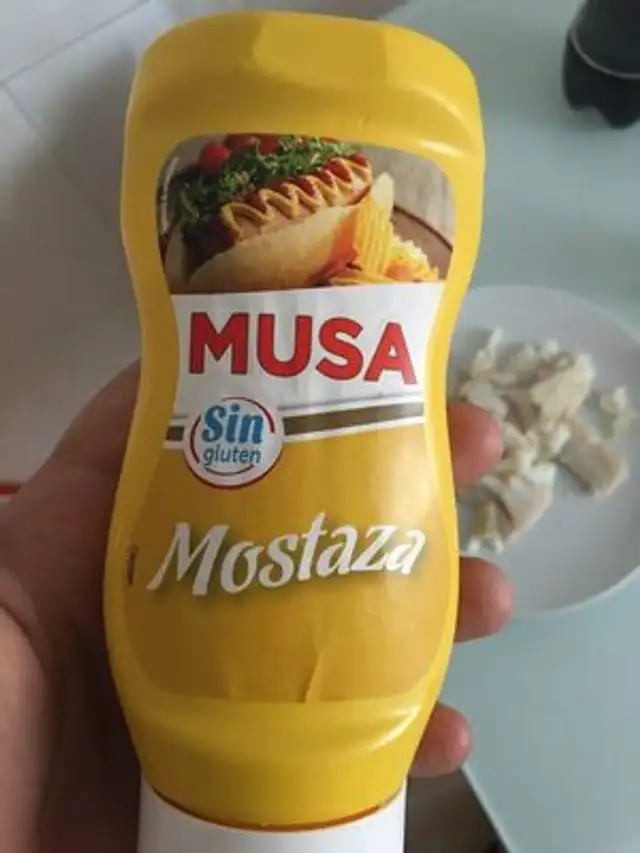 Mostaza front packaging