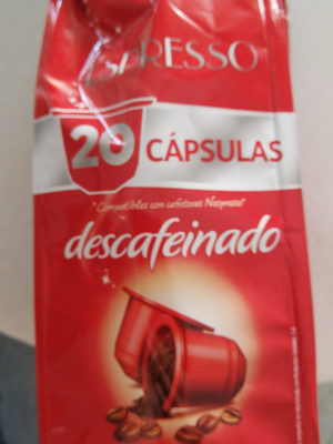 Capsulas cafetera nespresso front packaging