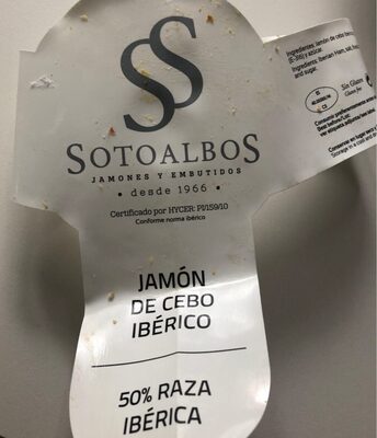 Jamón de cebo ibérico