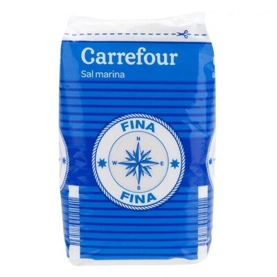 Sal fina de mesa front packaging