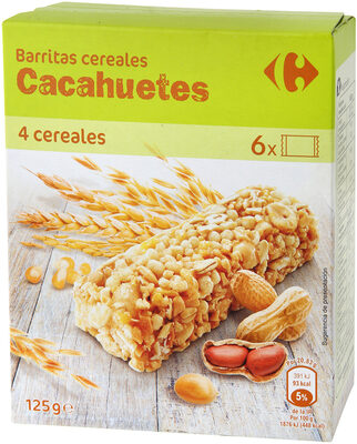 Barrita muesli cacahuetes