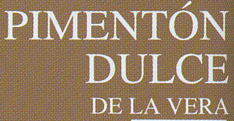Pimentón dulce la vera ingredients label