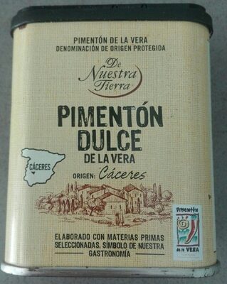 Pimentón dulce la vera nutrition facts table
