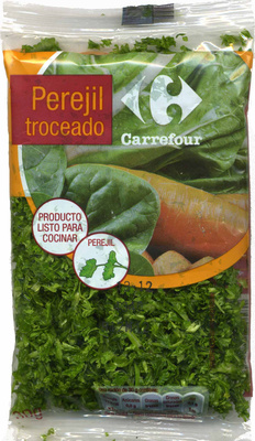 Perejil fresco troceado