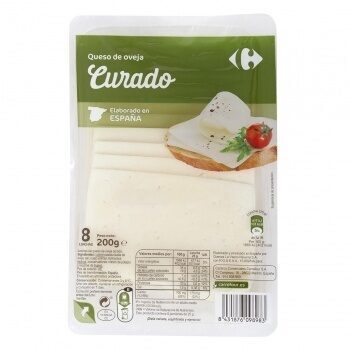 Queso loncheado oveja
