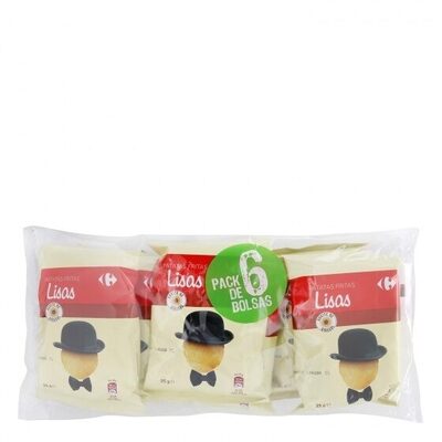 Patatas fritas lisas front packaging