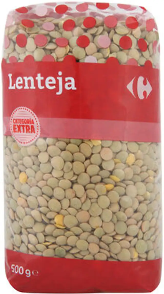 Lenteja front packaging