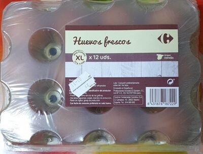 Huevos frescos XL ×12 uds.