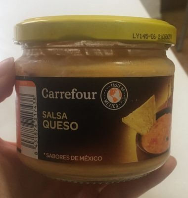 Salsa queso front packaging
