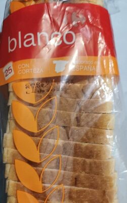 Pan de Molde Blanco front packaging