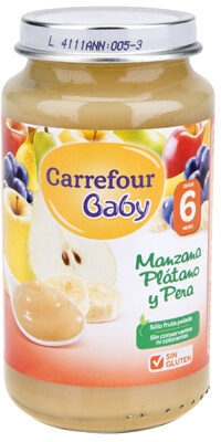 Tarrito manzana plátano pera