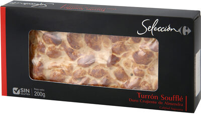 Turrón souffle duro crujiente almendra