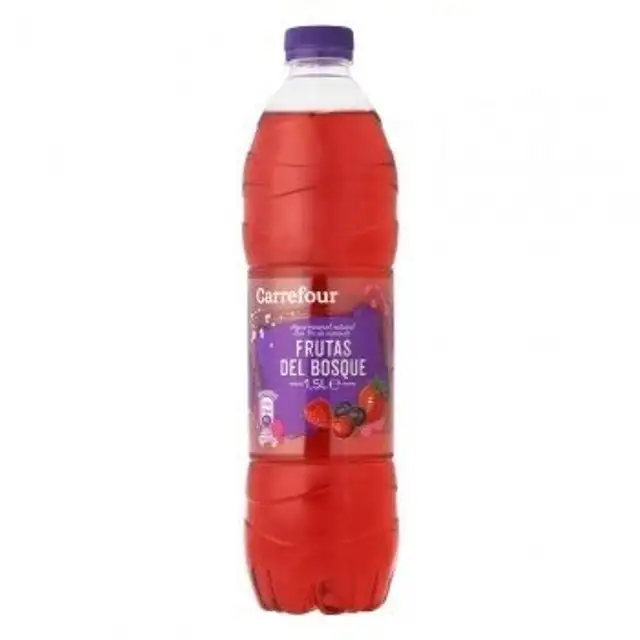 Agua frutos rojos front packaging