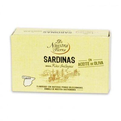 Sardinas rías gallegas en aceite de oliva