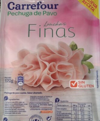 Pechuga de pavo finas lonchas
