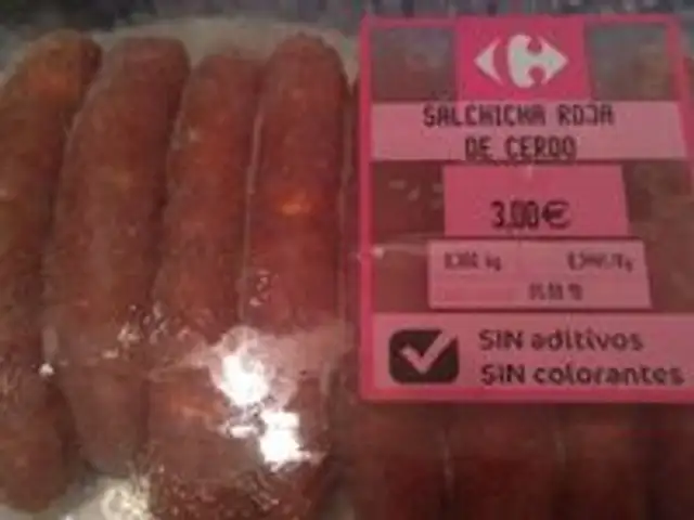 Salchicha roja de cerdo