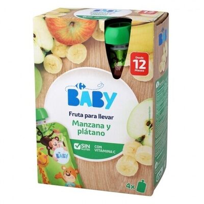 Pouch manzana-plátano