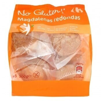 Magdalenas artesanas sin gluten
