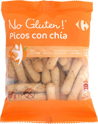 Picos de chía sin gluten