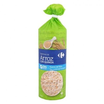 Tortitas arroz con quinoa front packaging