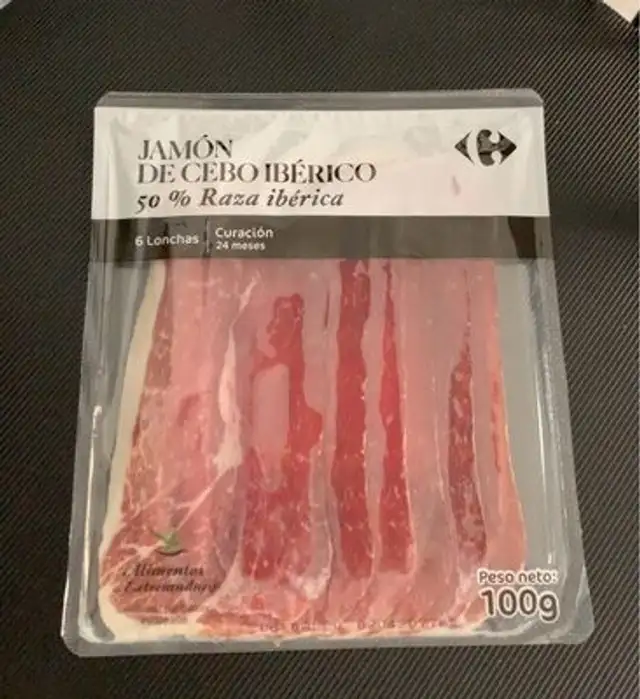 JAMON DE CEBO front packaging
