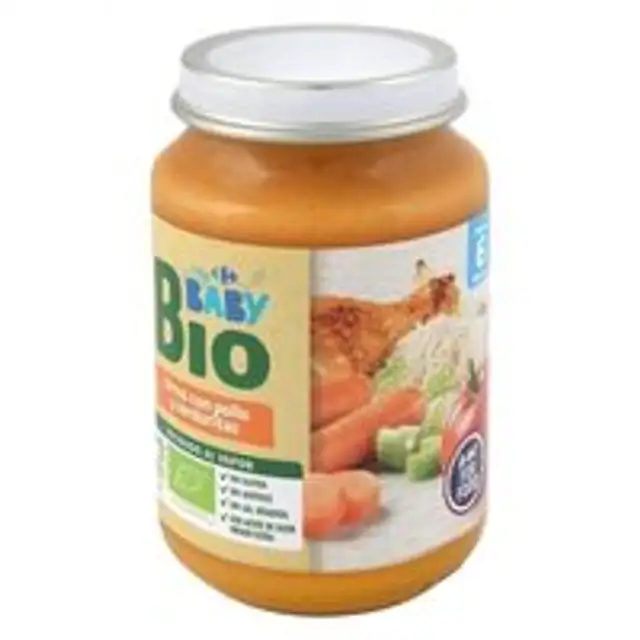 Tarrito arroz pollo verduras