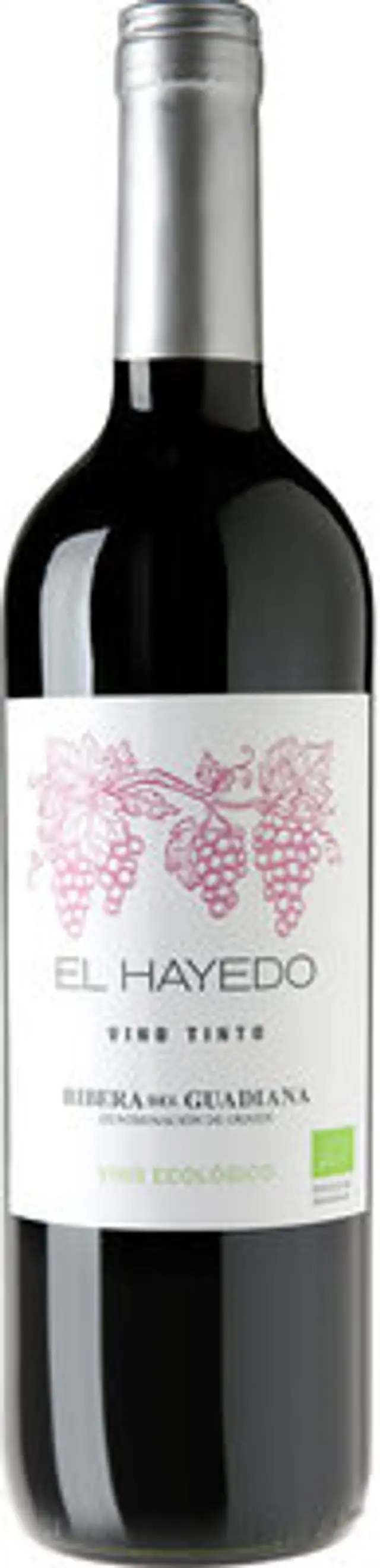 Vino do ribera del guadiana el hayedo tinto front packaging