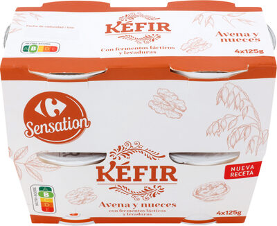 Kéfir avena y nueces