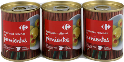 Aceitunas Rellenas De Pimiento front packaging