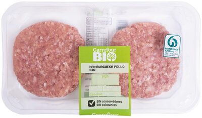 Hamburguesa pollo bio