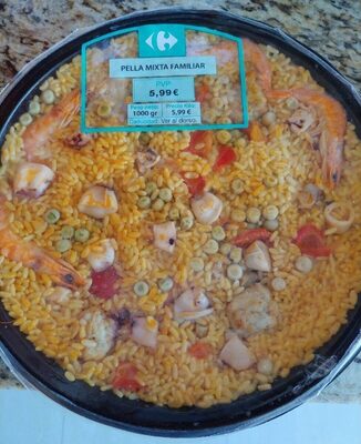 Paella mixta familiar