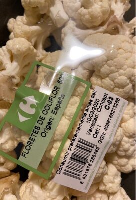 Floretes de coliflor front packaging