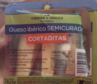 Queso ibérico SEMICURADO