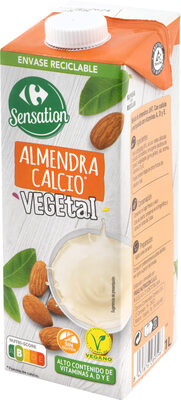 Bebida vegetal de almendra con calcio