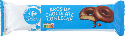 Aros de chocolate con leche