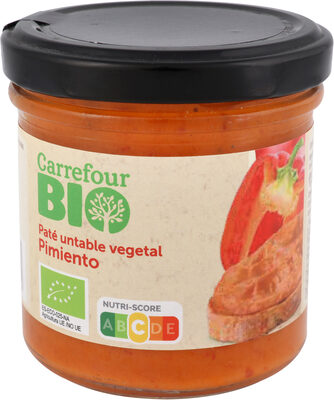 Paté Untable Vegetal Pimiento