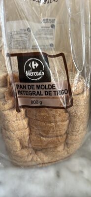 PAN DE MOLDE INTEGRAL DE TRIGO