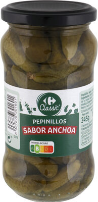 Pepinillos Sabor Anchoa front packaging