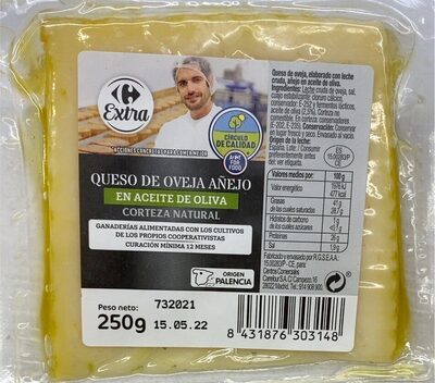 Queso de oveja añejo en aceite dr oliva