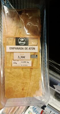Empanada atun front packaging