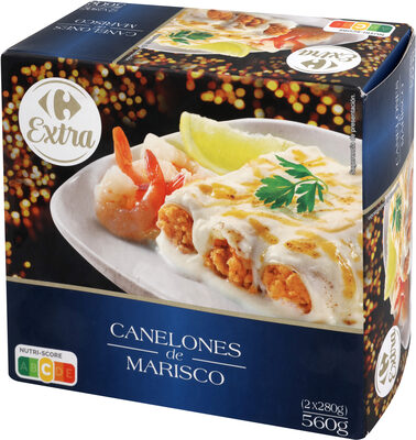 Canelones de marisco